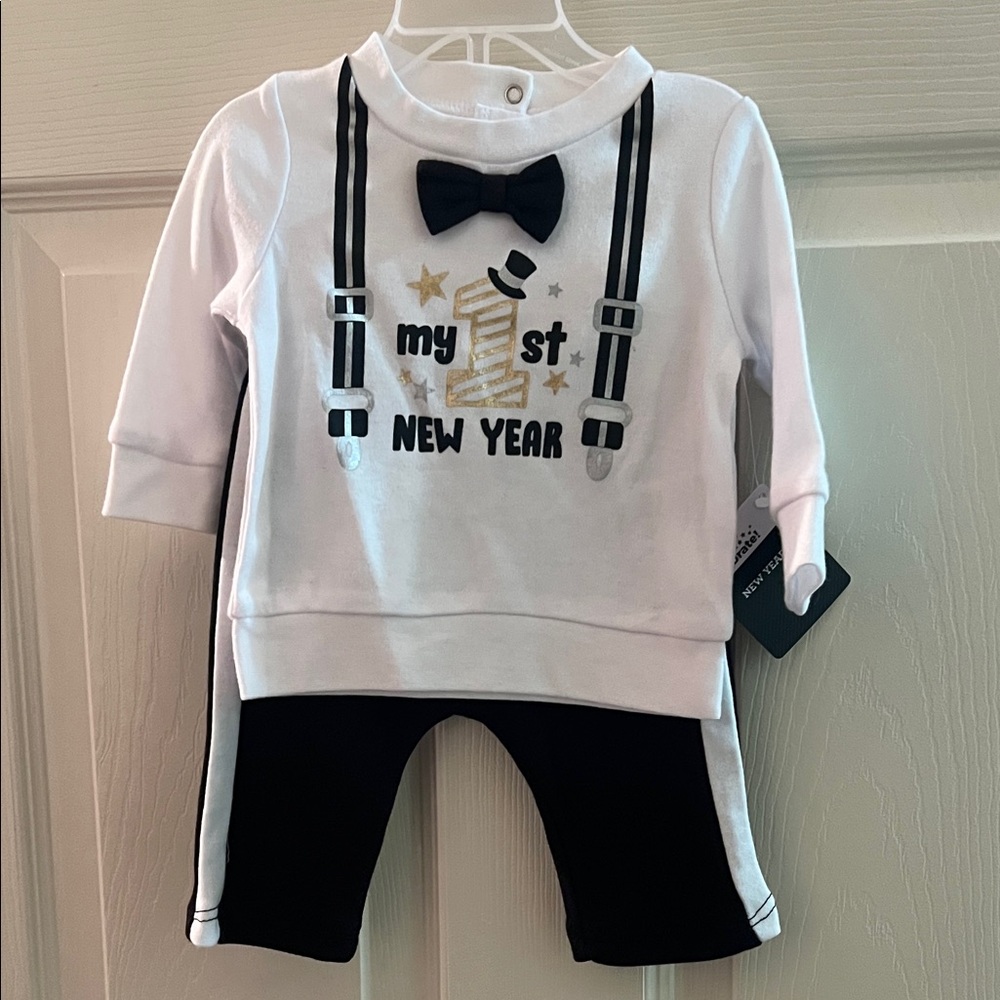 Celebrate It Kids Matching Set - Black and White